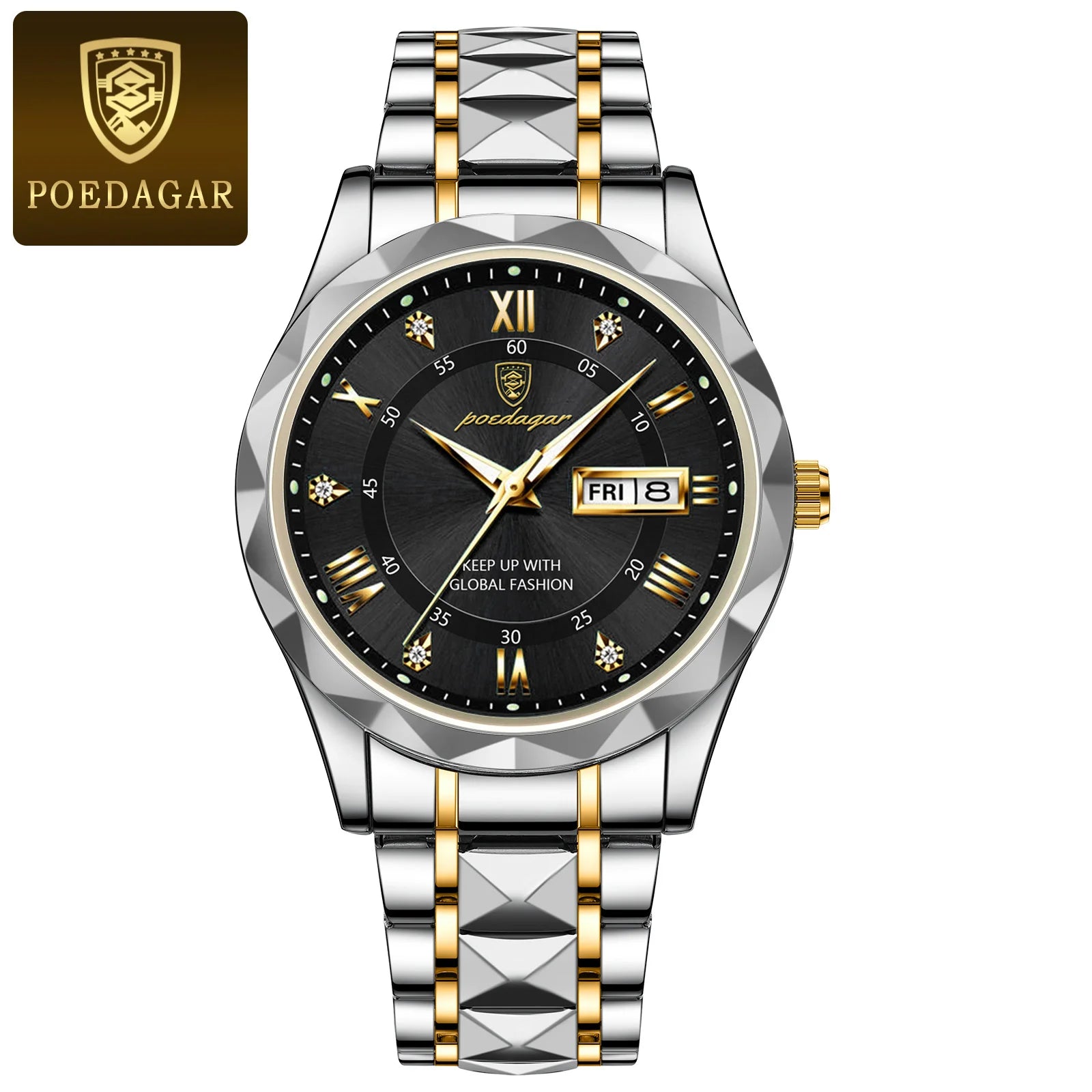 POEDAGAR Business Sport Luxury Men's Watch