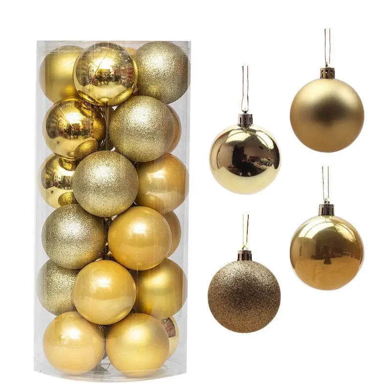 Holiday Christmas Ball Ornaments Set – 24PCS