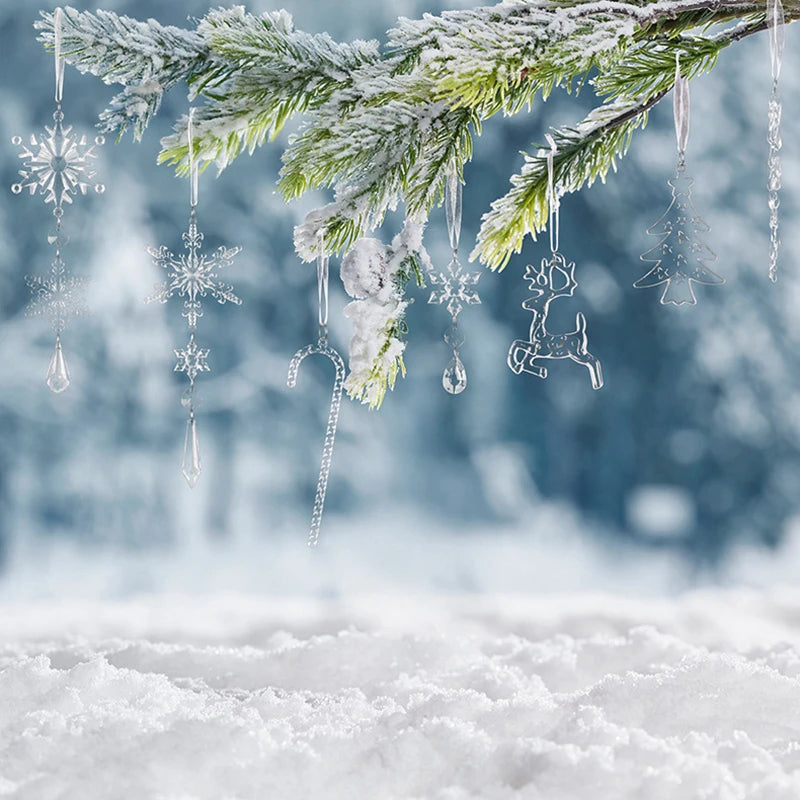 Snowfall Magic Tree Ornaments