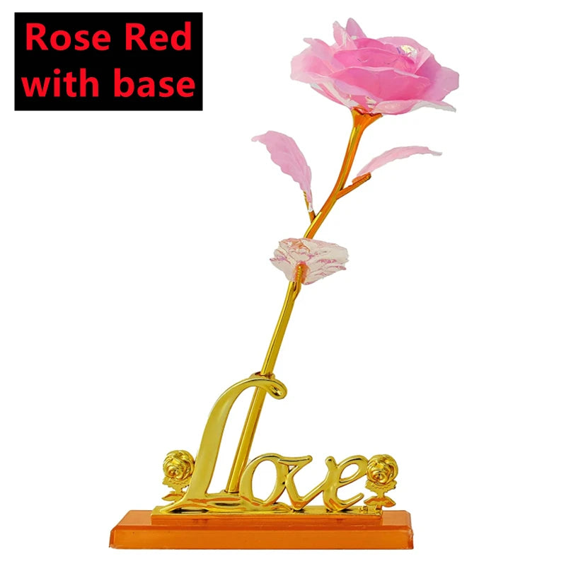 24K Gold Foil Rose – Eternal Valentine’s Gift