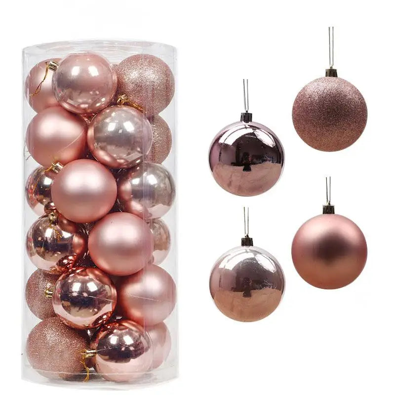 Holiday Christmas Ball Ornaments Set – 24PCS