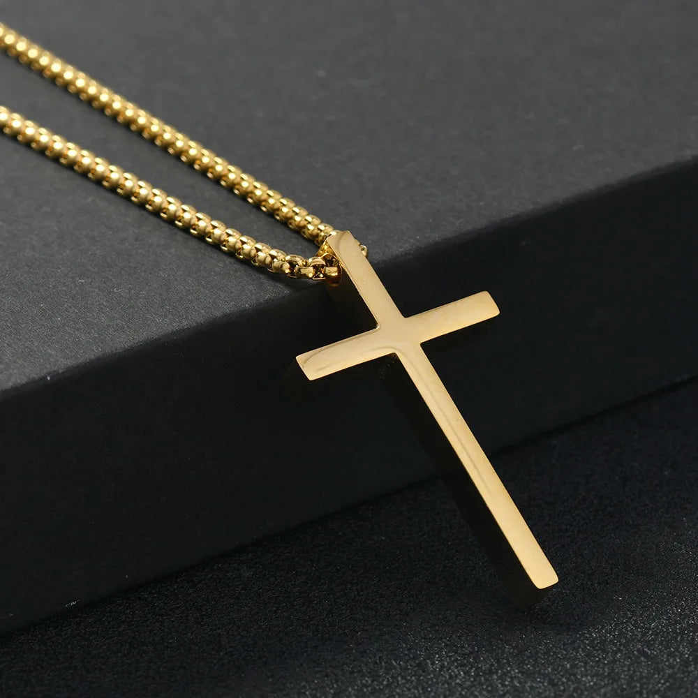 Simple Cross Necklace for Men