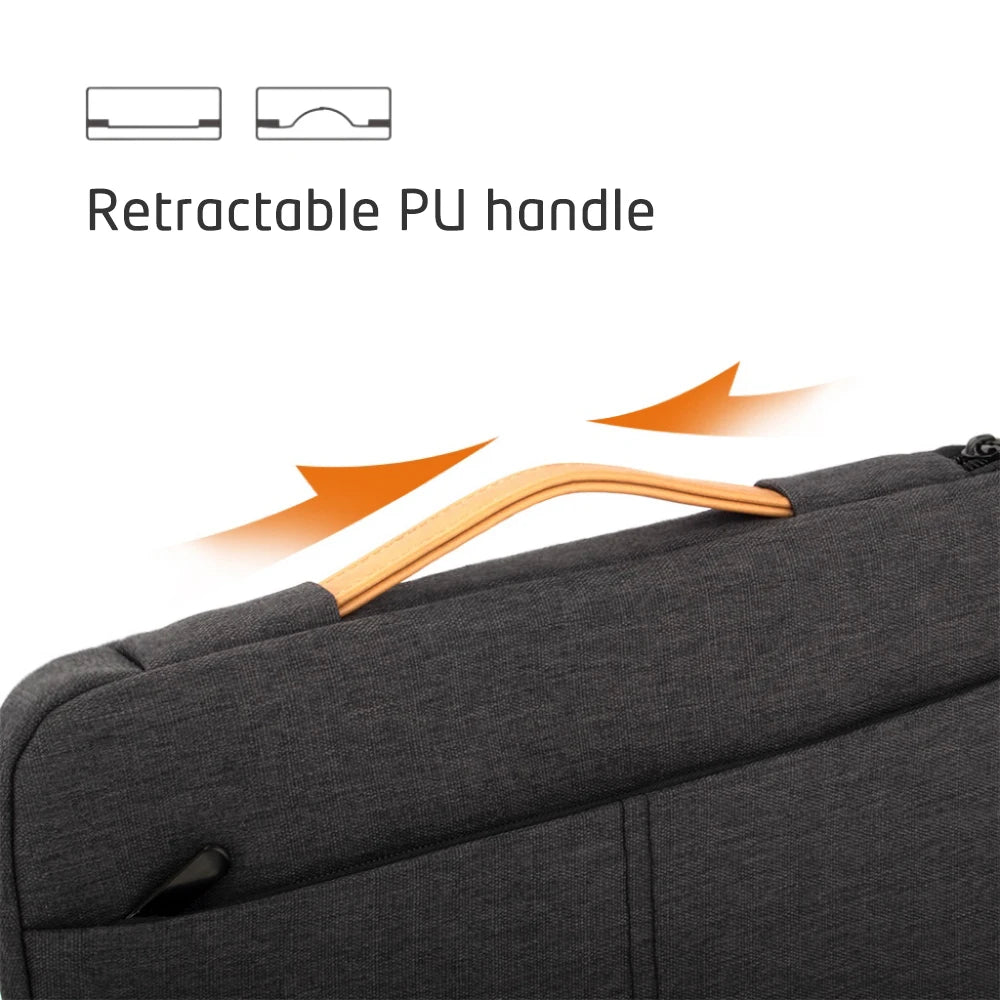 Protective Laptop Sleeve Case for 13.3 14 15.6 16 Inch New MacBook Pro M3 Max M2 M1 Slim Carrying Laptop Bag Men Women