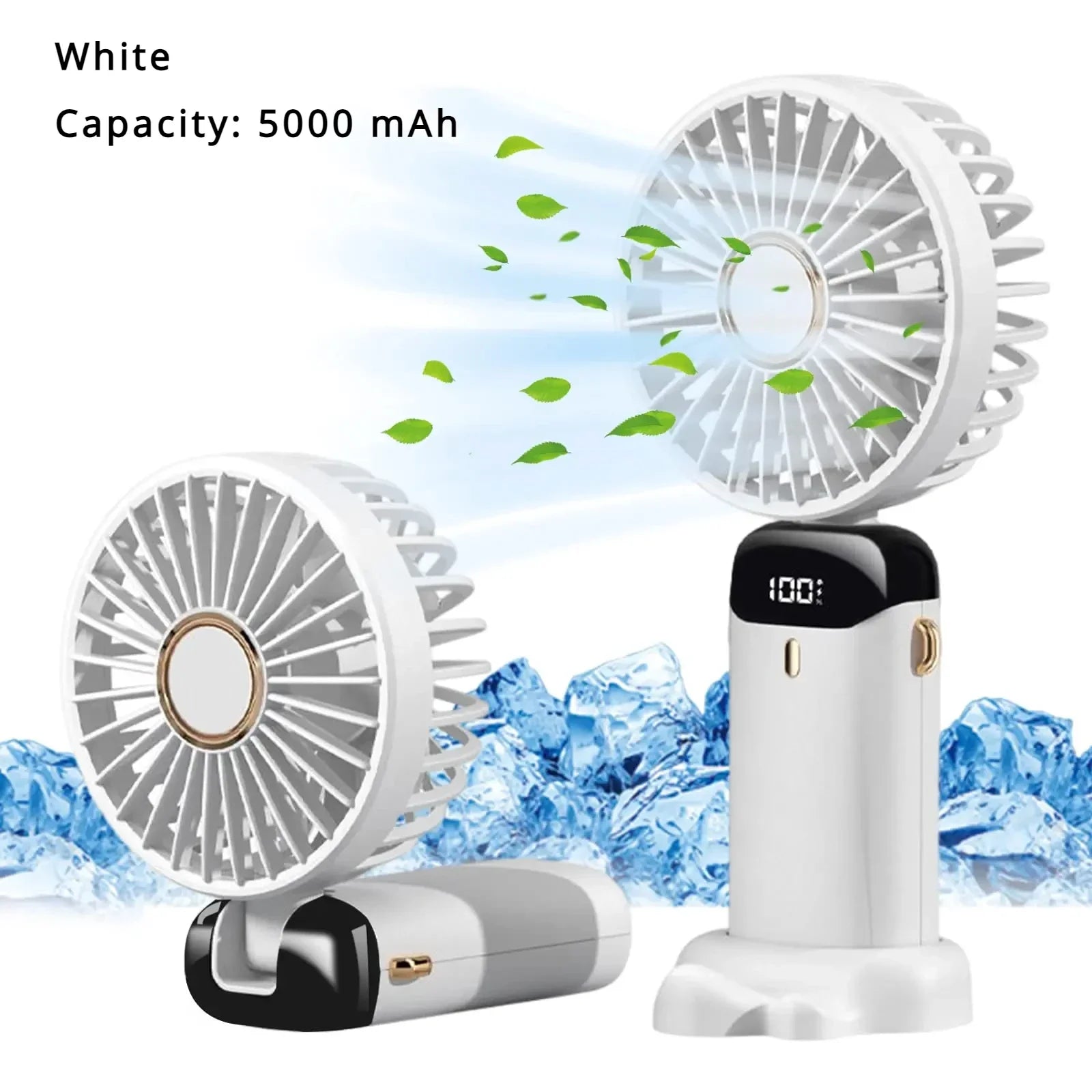 Portable Handheld & Neck Fan with Phone Holder