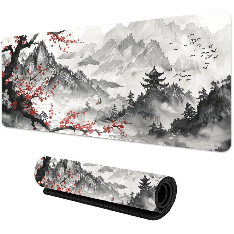 Sakura Scenery Large Gaming Mouse Pad