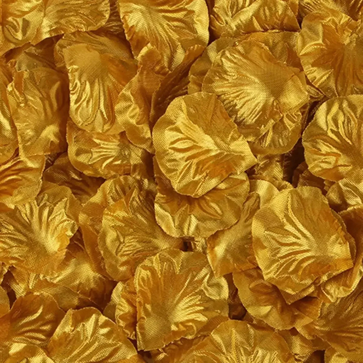 Artificial Silk Rose Petals – Multicolor & Gold