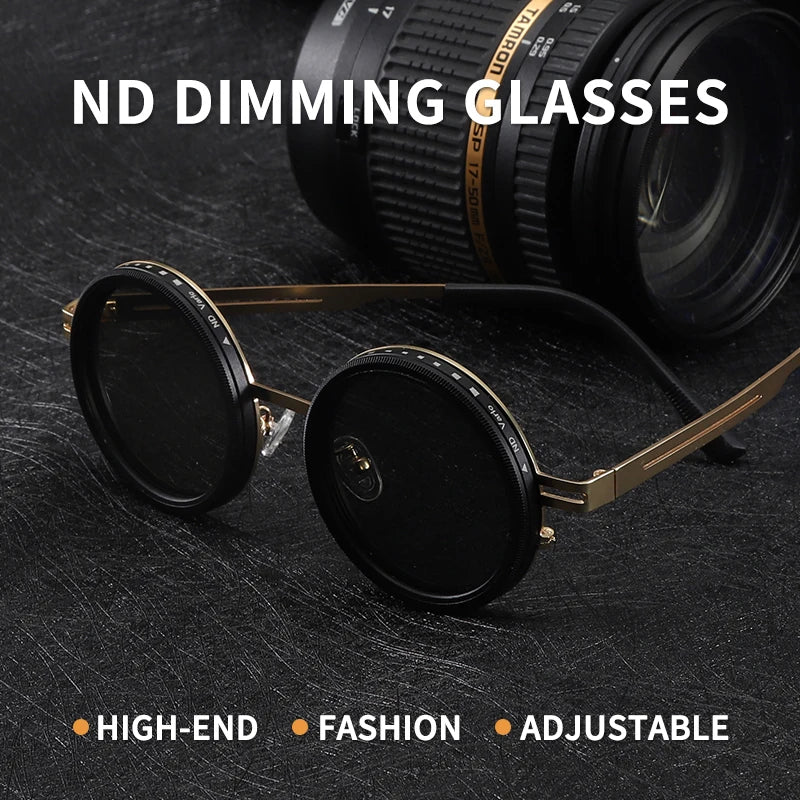 Rotatable Color-Adjustable Sunglasses