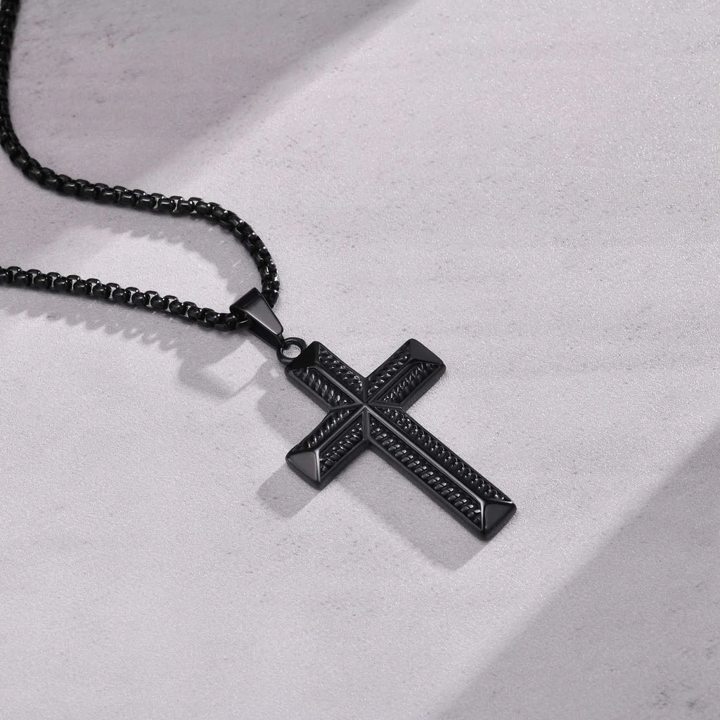 SteelFaith Cross Necklace