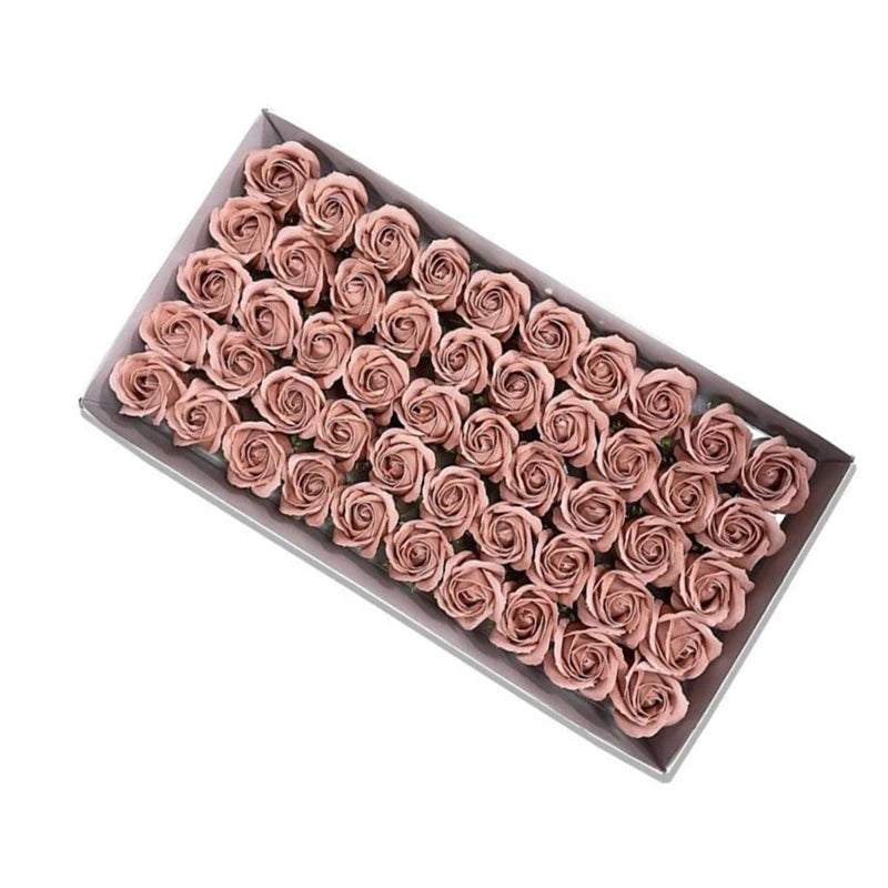 50pcs Artificial Rose Heads