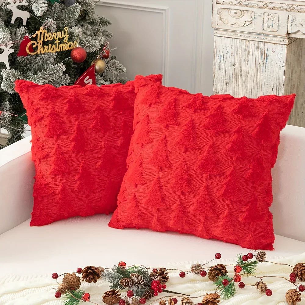 Christmas Tree Pattern Pillow Cases