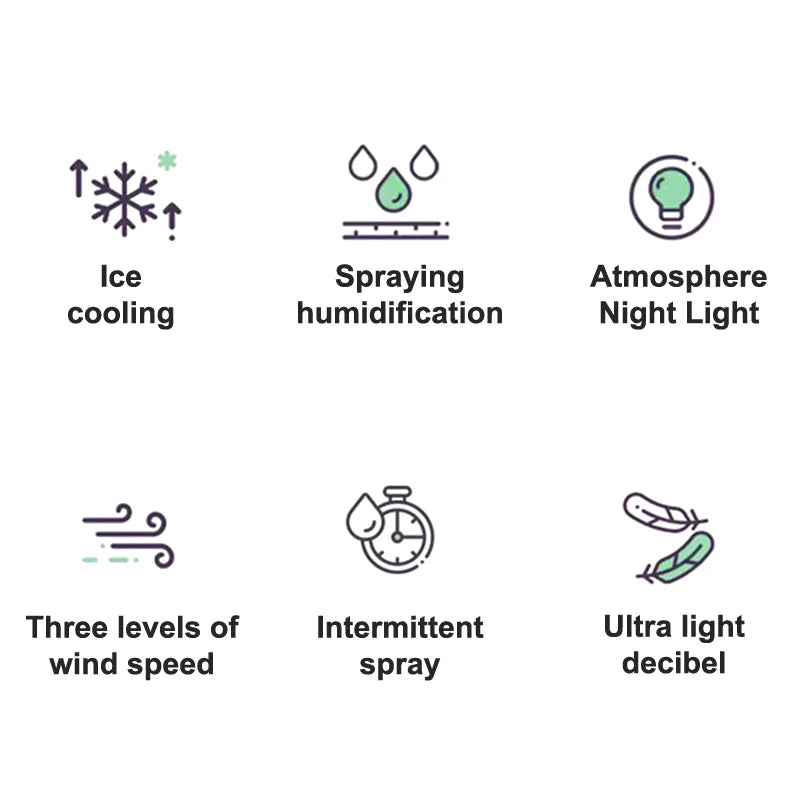 Portable USB Liquid Air Cooler & Humidifier