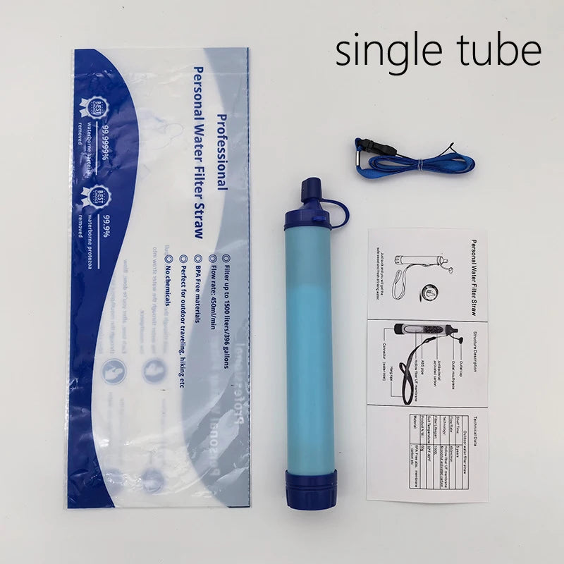 Portable Outdoor Water Filter Straw