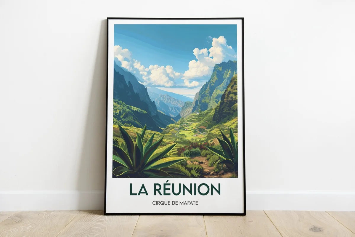 La Réunion Travel Canvas