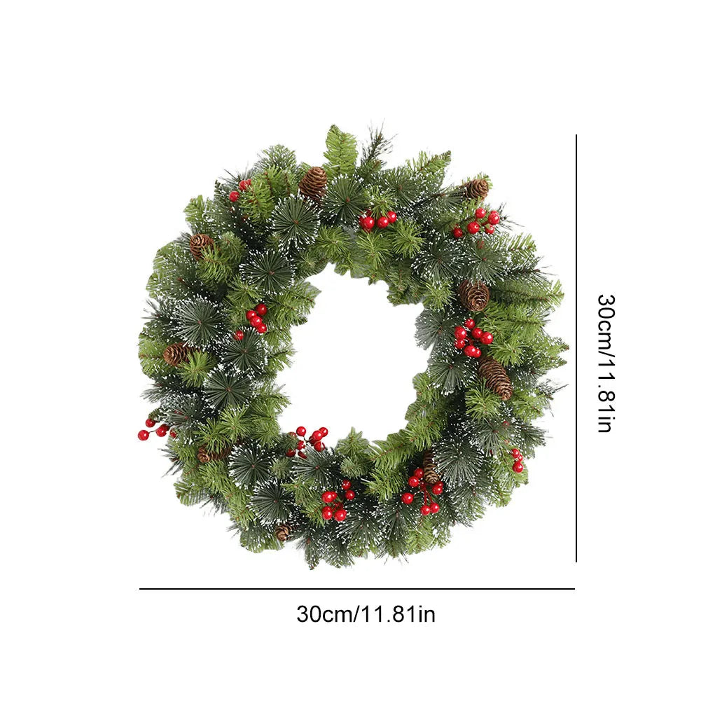 Evergreen Holiday Sparkle Wreath