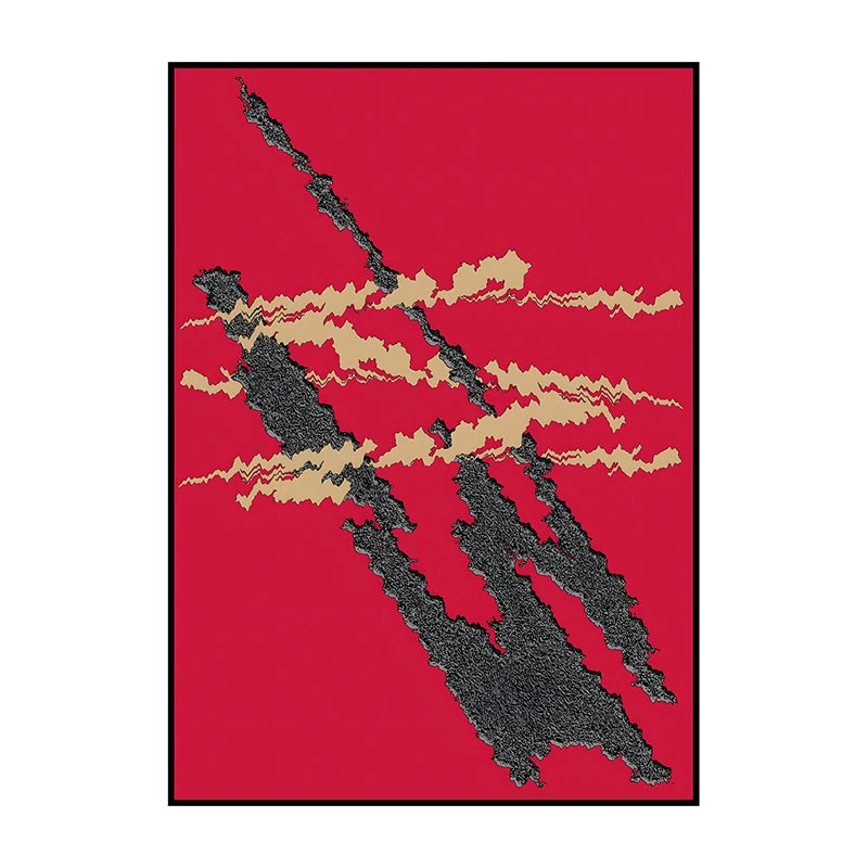 Vintage Abstract Canvas Wall Art Poster