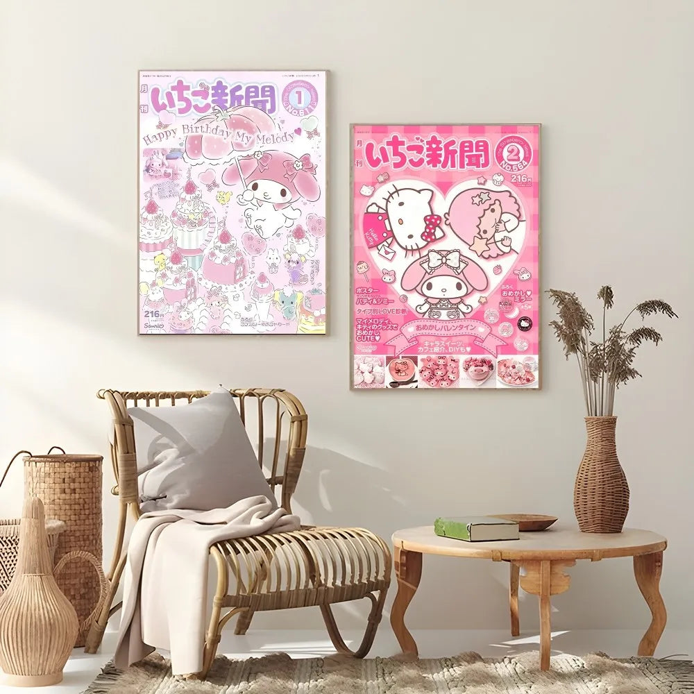 Cute Sanrio Wall Poster