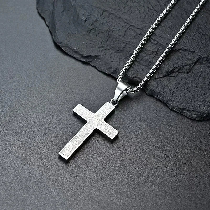 FaithGuard Prayer Cross Necklace