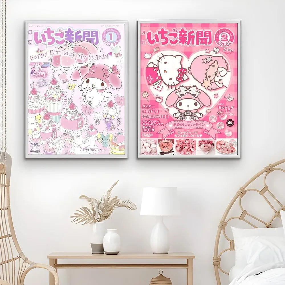 Cute Sanrio Wall Poster