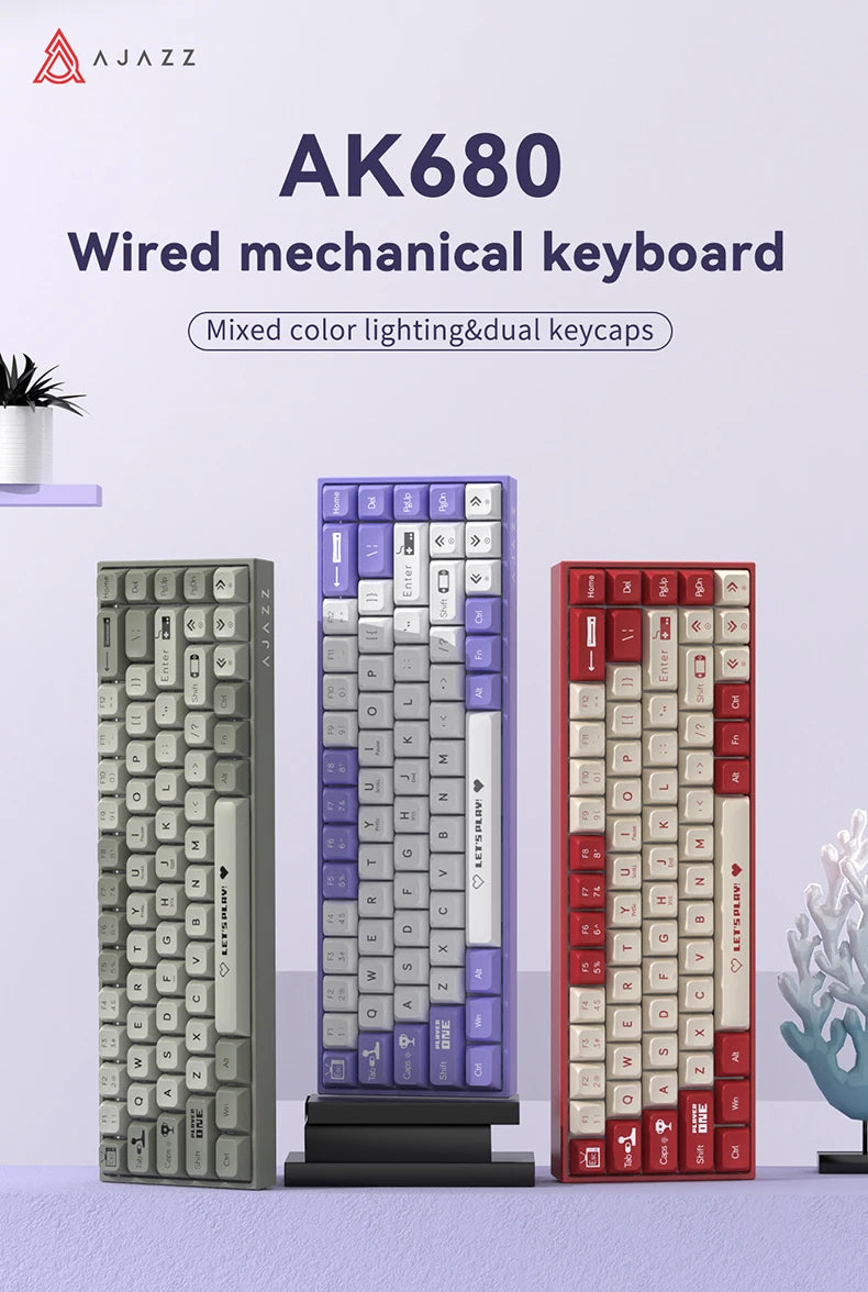 AJAZZ AK680 – Compact Pro Gaming Keyboard