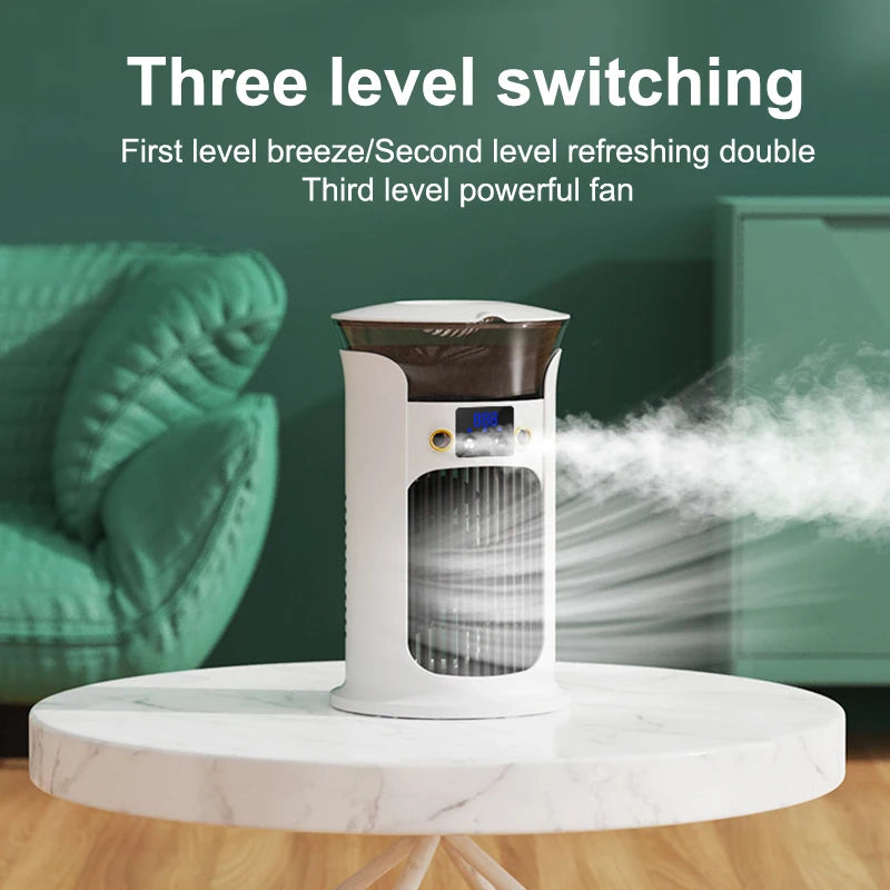 Portable USB Liquid Air Cooler & Humidifier