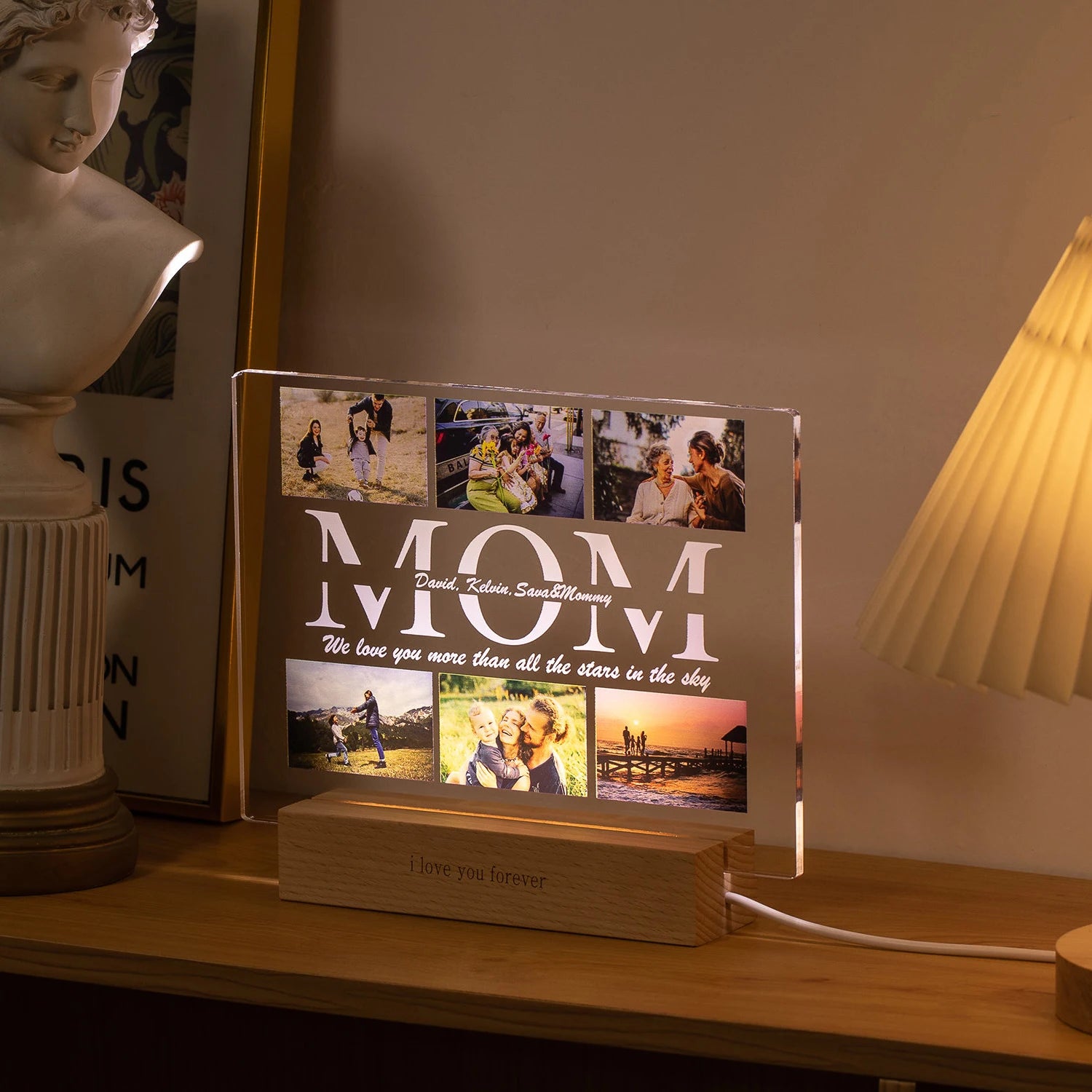 Memory Glow 3D Personalized Night Light