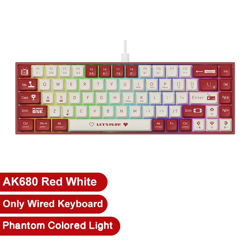 AJAZZ AK680 – Compact Pro Gaming Keyboard