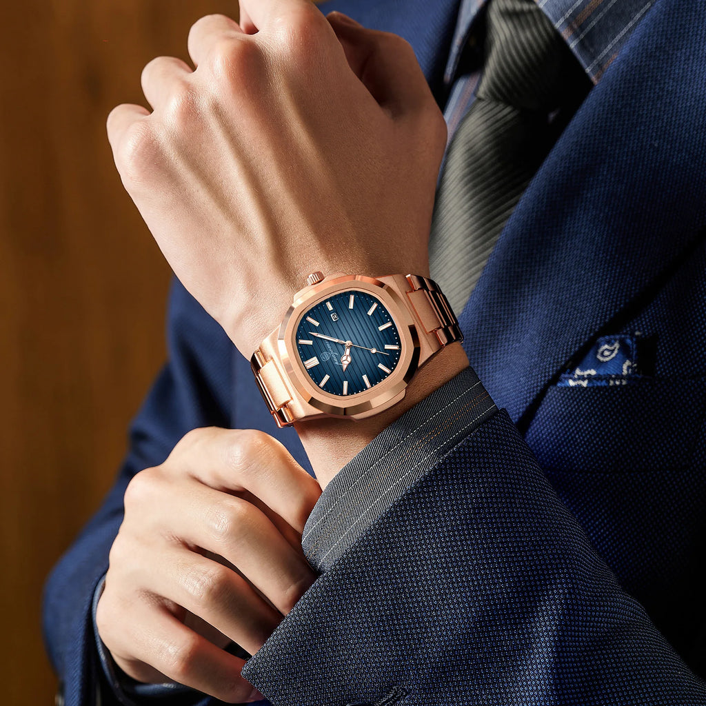 POEDAGAR Luxury Men's Quartz Watch