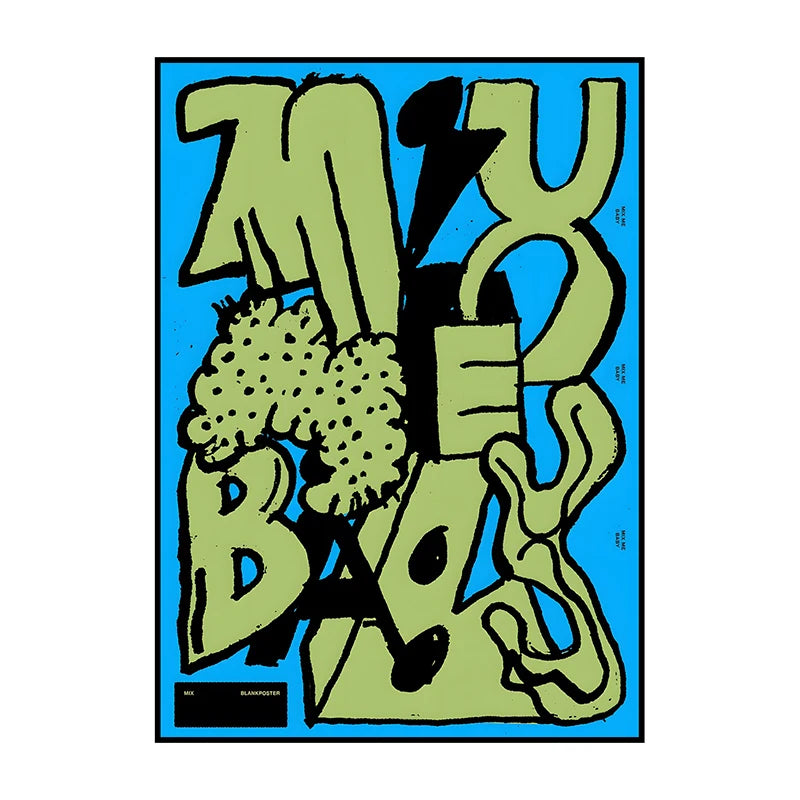 Vintage Abstract Canvas Wall Art Poster