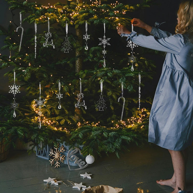 Snowfall Magic Tree Ornaments