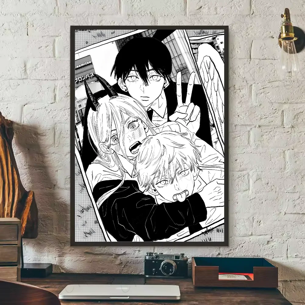 Chainsaw Man Anime Poster – Waterproof Wall Art