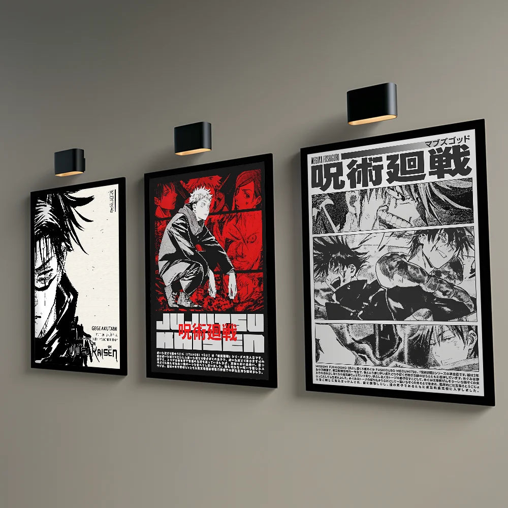 Jujutsu Kaisen Anime Waterproof Wall Poster