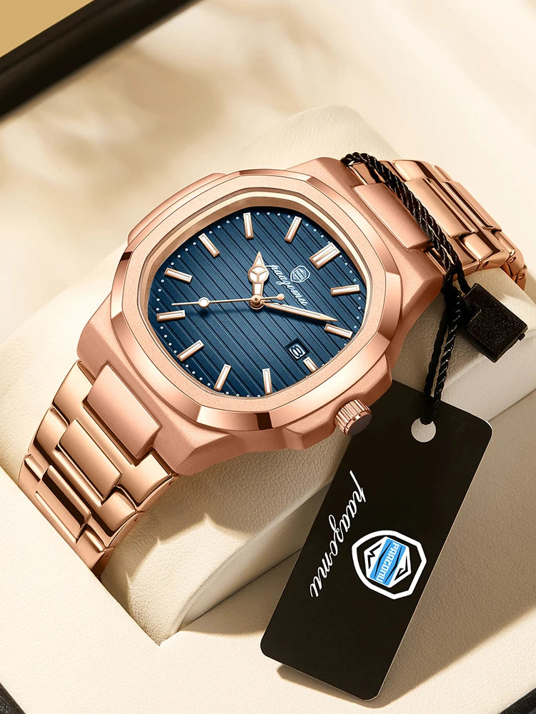 POEDAGAR Luxury Men's Quartz Watch