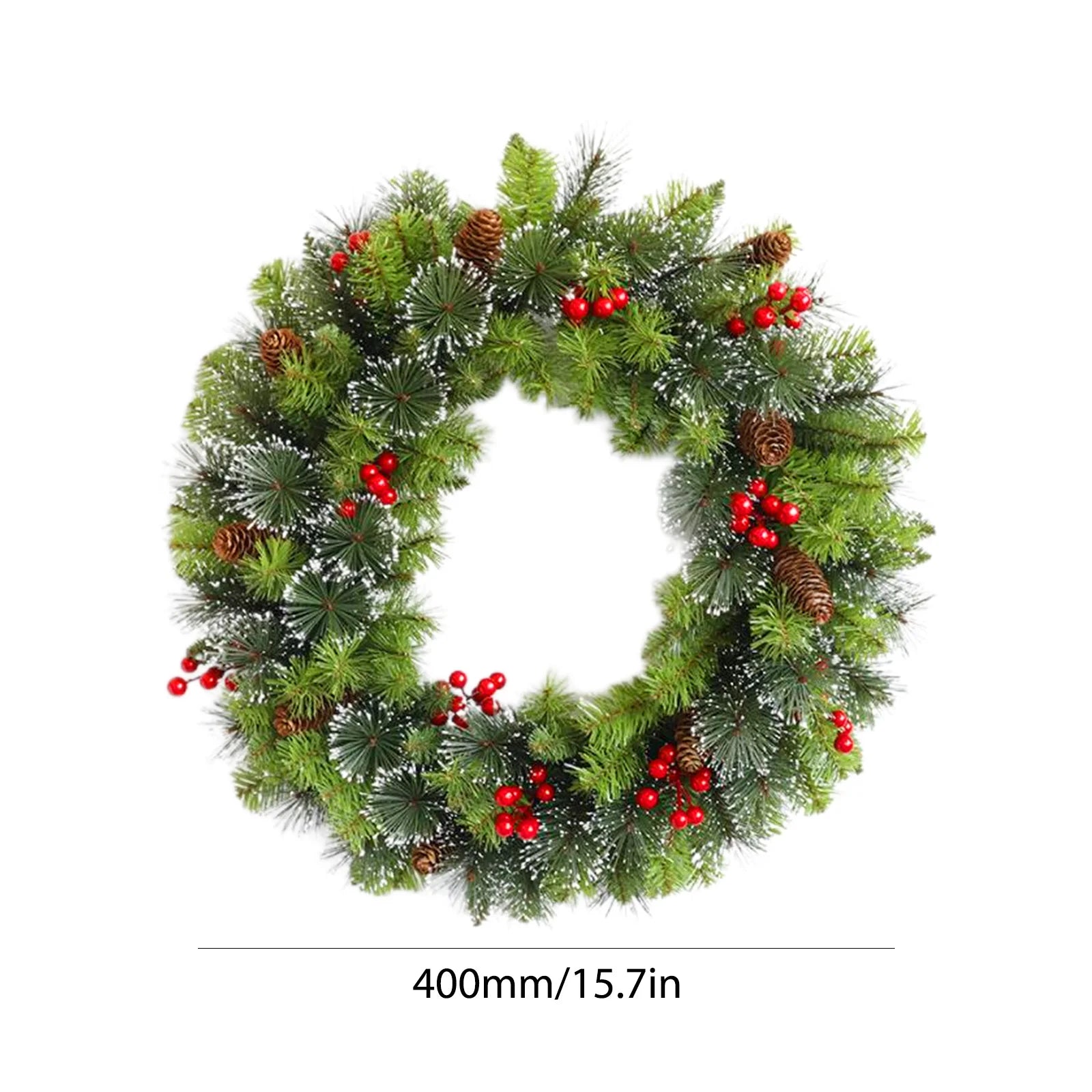 Evergreen Holiday Sparkle Wreath