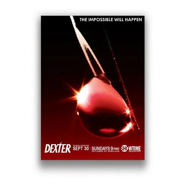 Dexter TV Show Canvas Poster