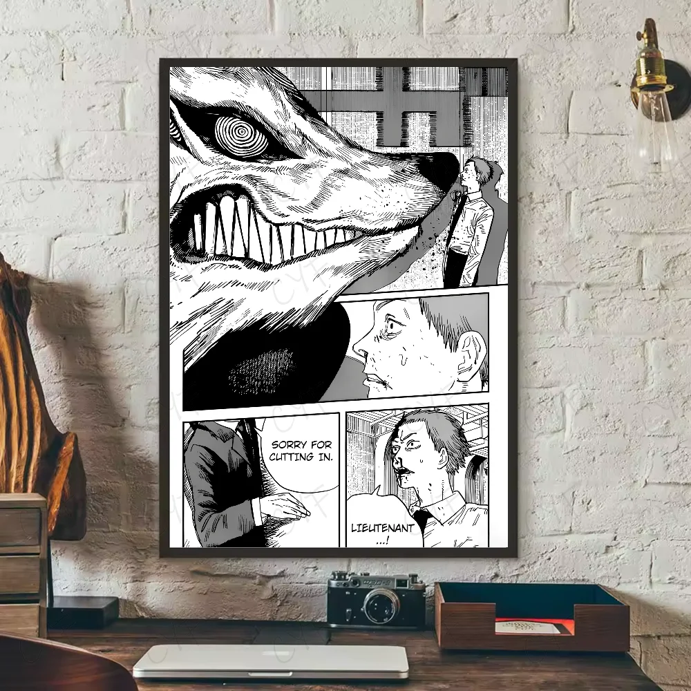 Chainsaw Man Anime Poster – Waterproof Wall Art