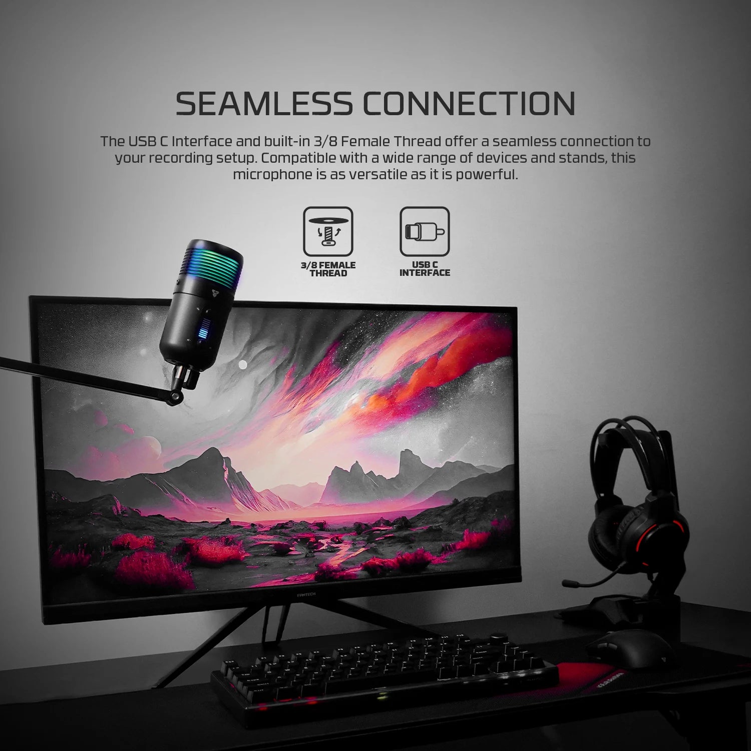 FANTECH Leviosa Max MCX03 RGB Gaming Microphone