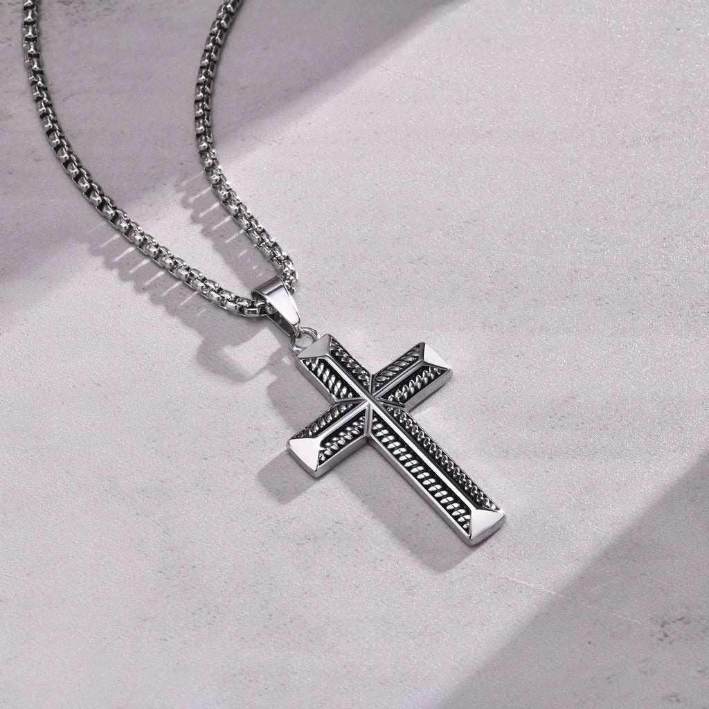 SteelFaith Cross Necklace