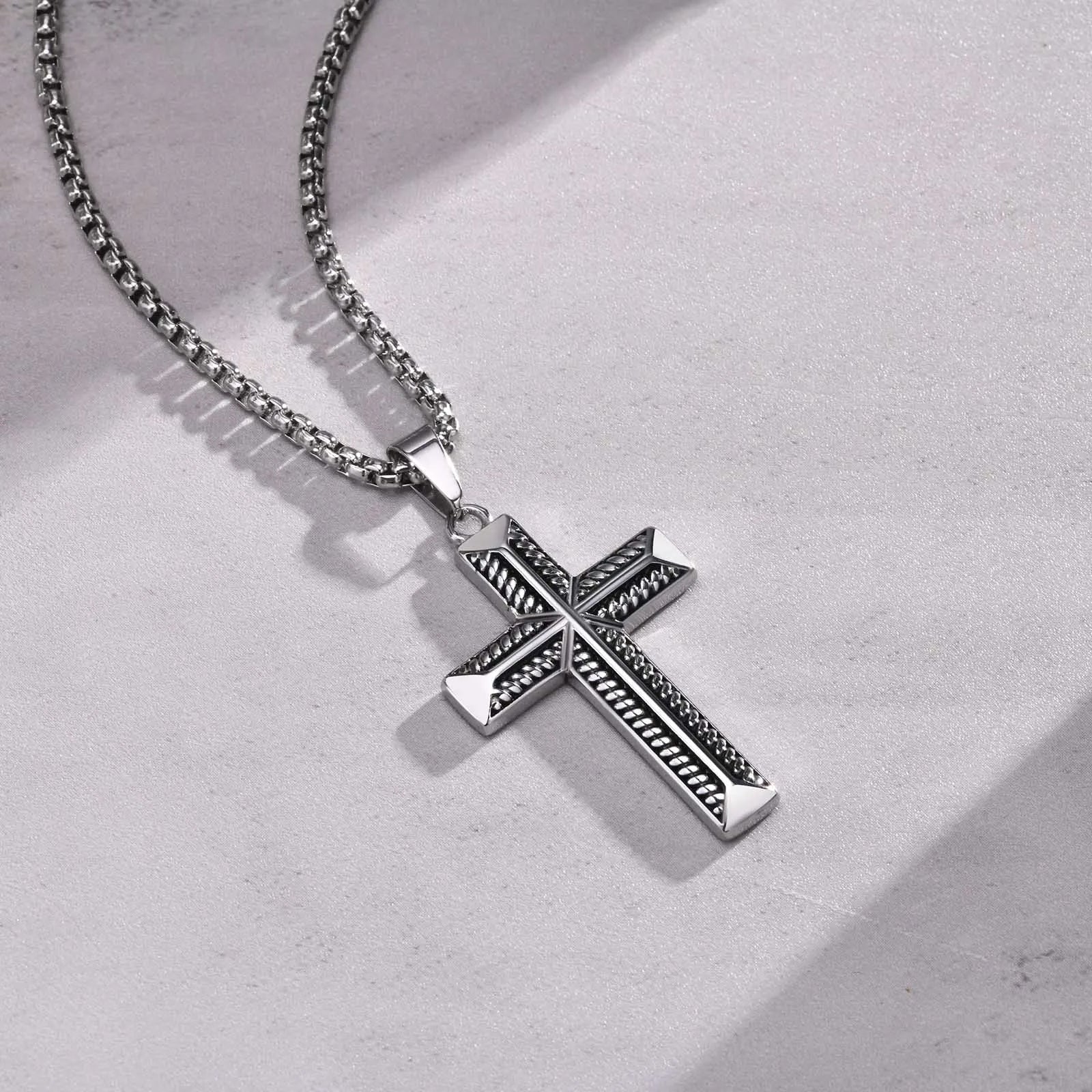 SteelFaith Cross Necklace