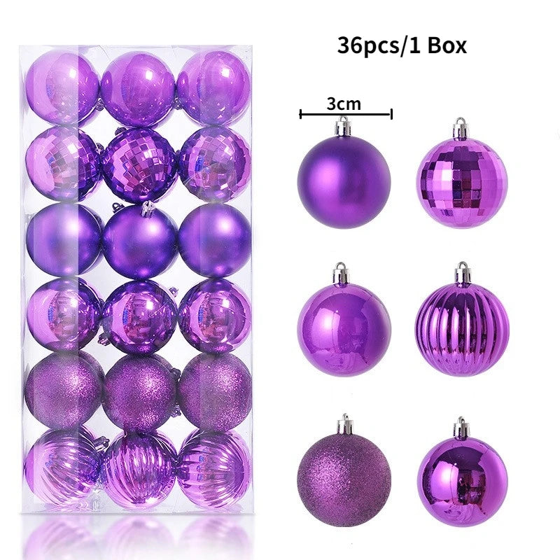 Elegant Xmas Tree Decorations for Home, Party, and New Year 2026 Décor