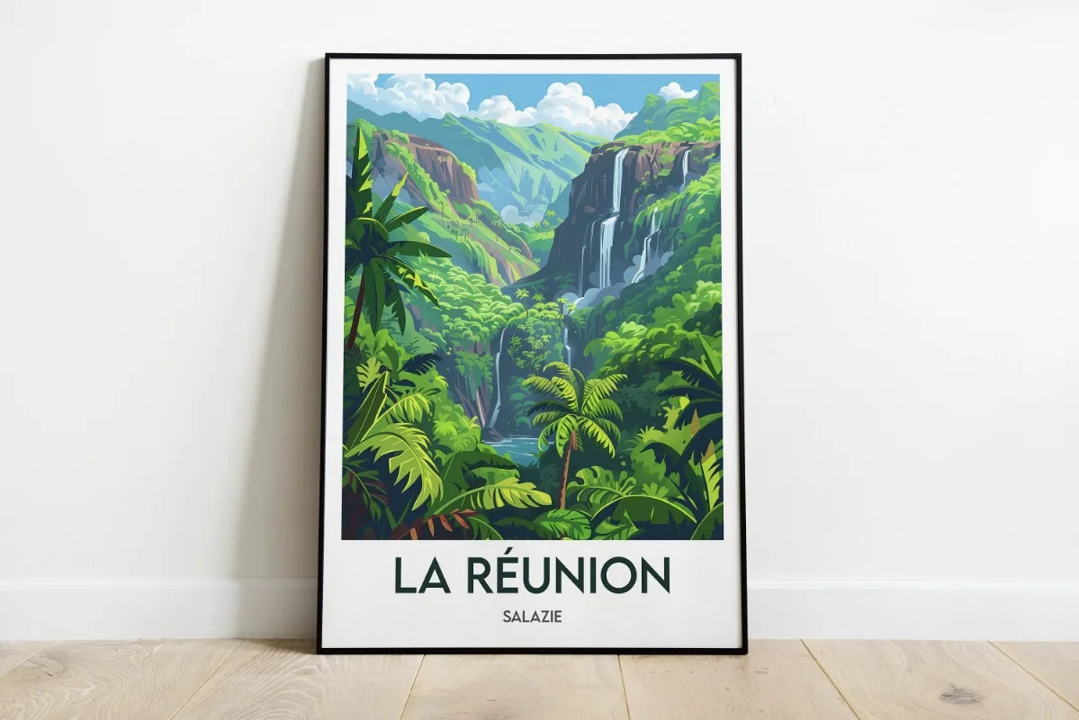 La Réunion Travel Canvas