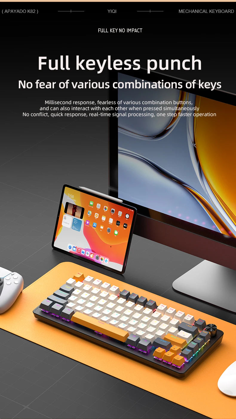 APAYADO 75% Wired Mechanical Gaming Keyboard