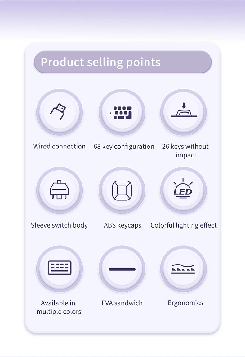 AJAZZ AK680 – Compact Pro Gaming Keyboard