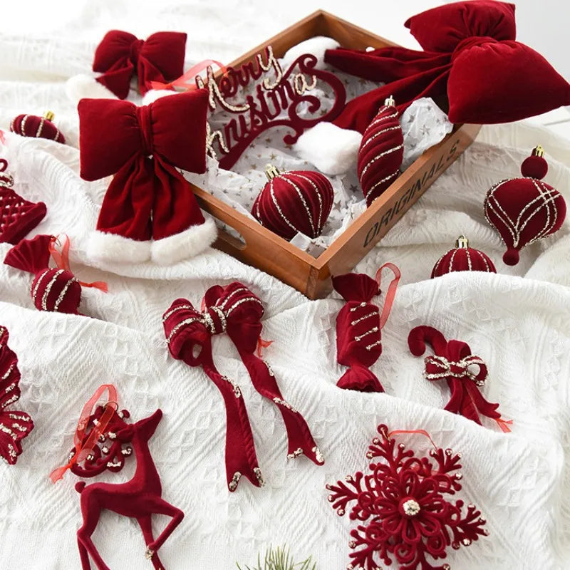 Festive Red Charm Collection