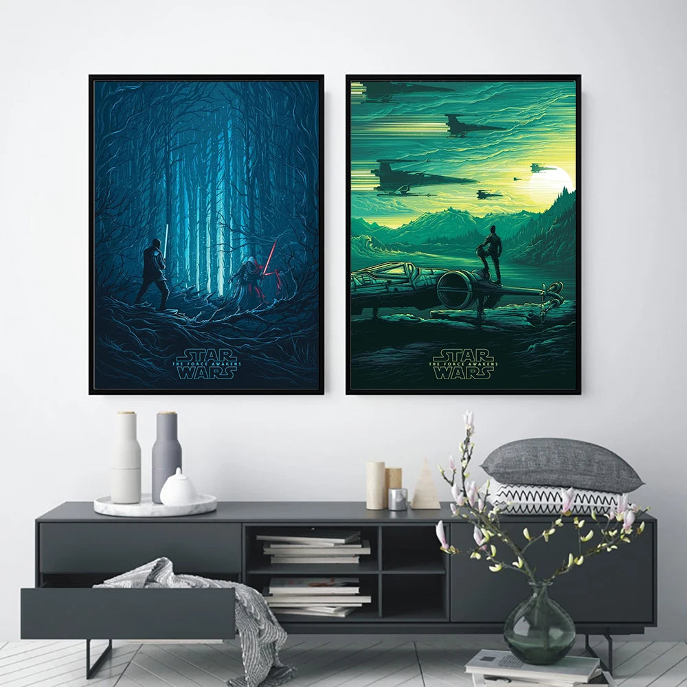 Star Wars Canvas Wall Art Poster