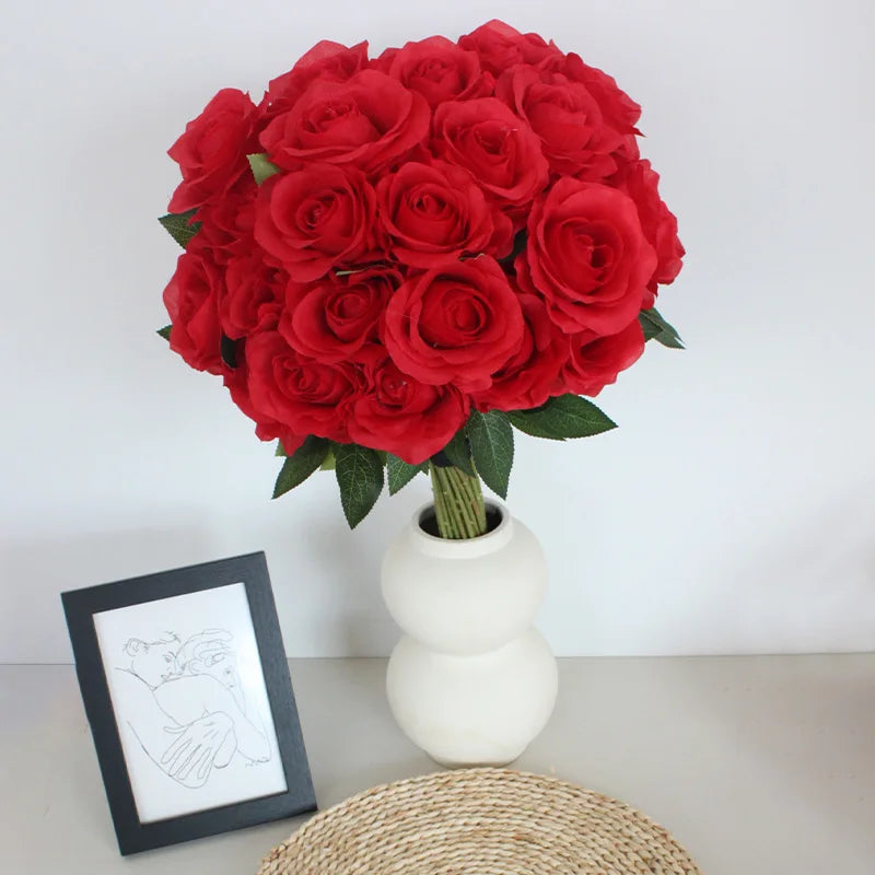 Elegant Silk Rose Bouquet