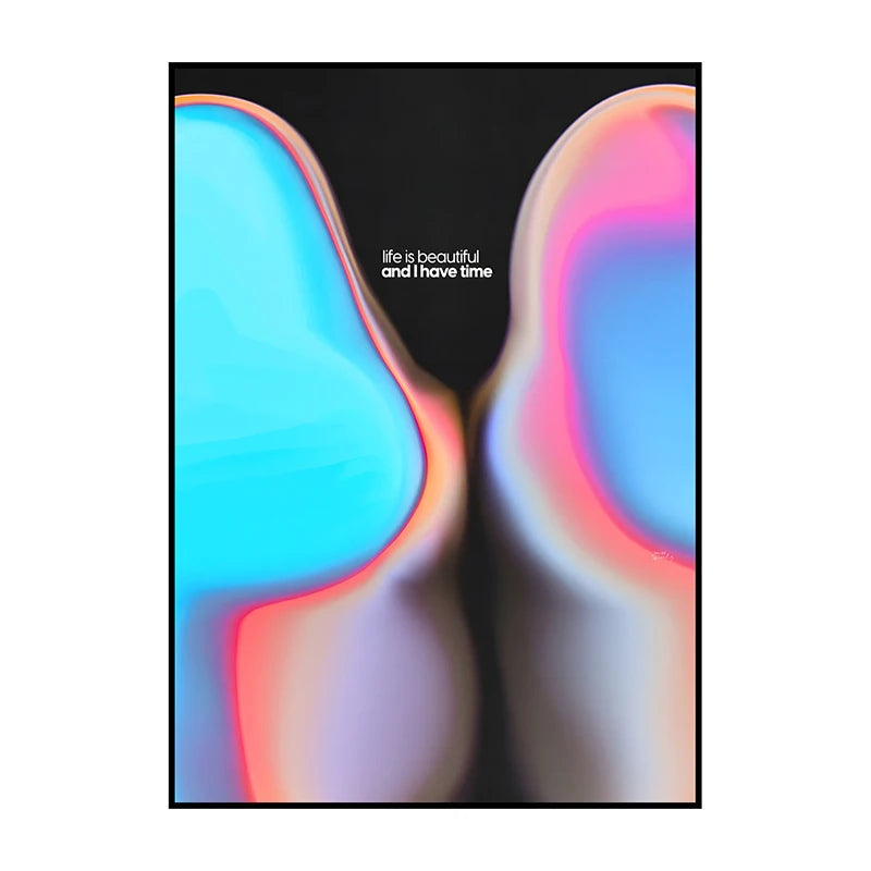 Vintage Abstract Canvas Wall Art Poster