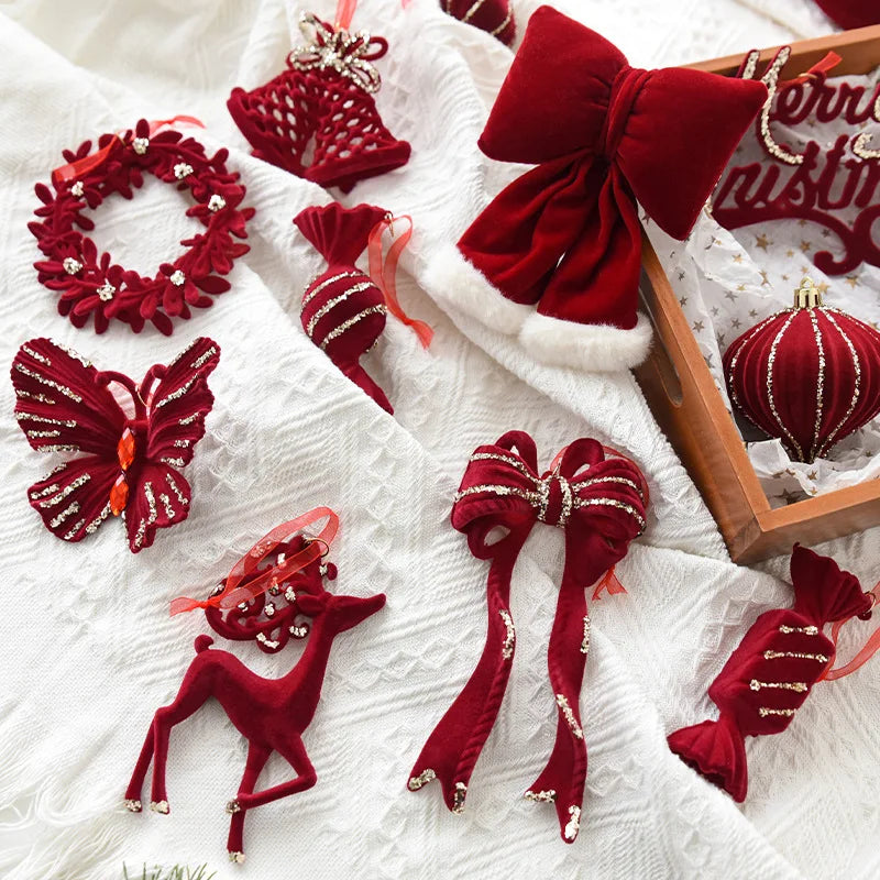Festive Red Charm Collection