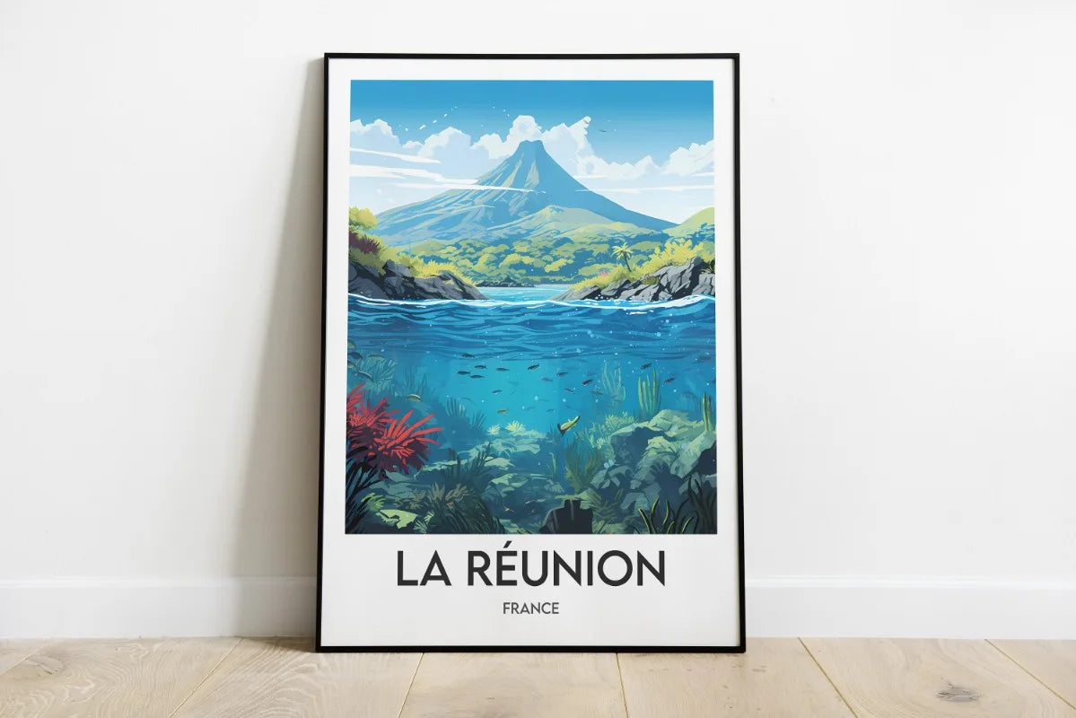La Réunion Travel Canvas