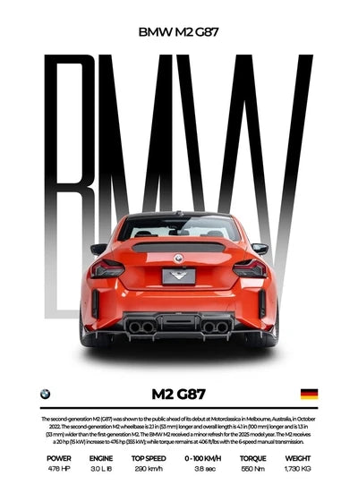 Red Performance Sports Car Canvas Wall Art