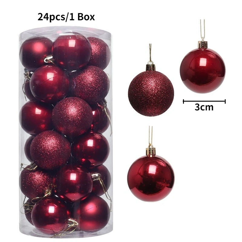 Elegant Xmas Tree Decorations for Home, Party, and New Year 2026 Décor